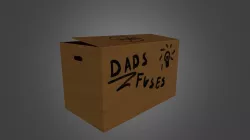 Cardboard box for Dad's Fuses