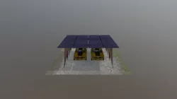 carport wood and metal