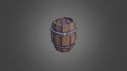 Cartoon barrel