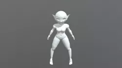 Cartoon Character W1 OBJ