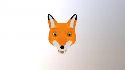 Cartoon Fox Head