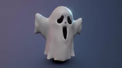 Cartoon Ghost Cloth