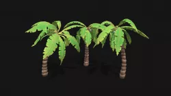 Cartoon Palm Tree