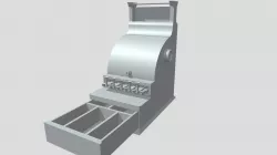 Cash Register - low-poly