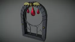 Castle corridor window