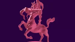 Centaur mage custom miniature