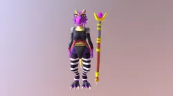 Character Creature Dragon Female Fantasy Wizard