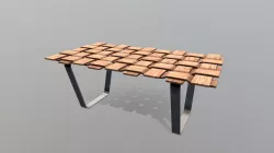 Checkmate Wooden Table