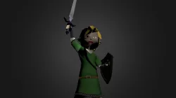 Chibi Skyword Sword Link