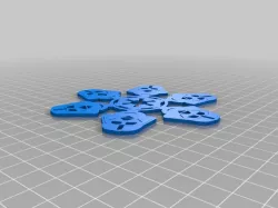 3d Printable Darth Vader Snowflake Ornament