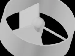 A replacement RC boat propeller