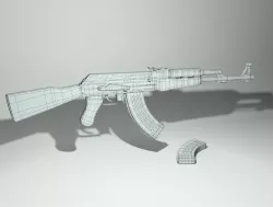 Ak-47 3D model