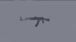 AK-47 LowPoly Low-poly  3D model