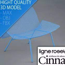 Amchair Grillage by Francois Azambourg 3D model
