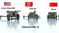Anti tank guns ww2 3D model