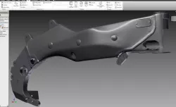 Aprilia rs250 frame 3d scan by tõnis vanaselja (part two)