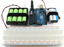 Arduino Holder with Battery Mounts