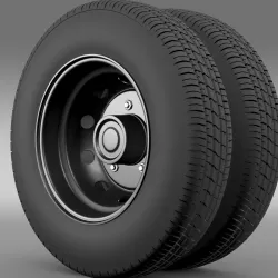 Ashok Leyland wheel2 3D model
