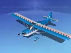 Bellanca Citabria 7KC V08 3D model
