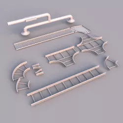 cable tray 3D model