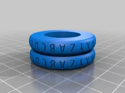 Caesar Cipher Decoder Ring Rounded