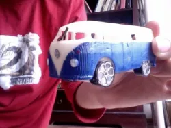 car VW van split window (pushable)