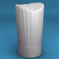 Chef hat 3D model
