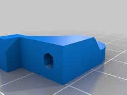Clips for attaching plastic box to bike rack