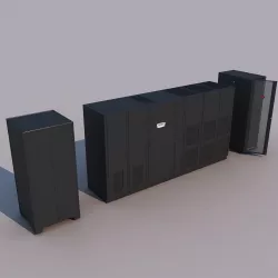 Computer server 3D model