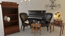 Dining Room Set 3D model