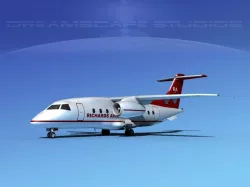Dornier 328Jet Richards Aviation 3D model