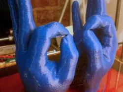 Doubleplusgood -- Hands 'Okay' Pair, with Lefty Version