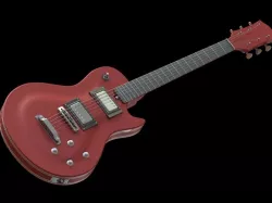 Electric Guitar 3D Model 3D model