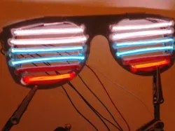 Electroluminescent Bar Glasses