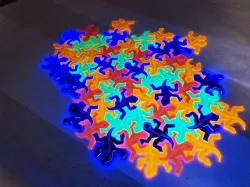Escher-Style Tessellating Lizard /