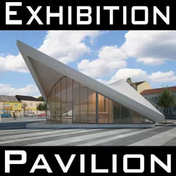Expo Pavilion at City Plaza 3D model