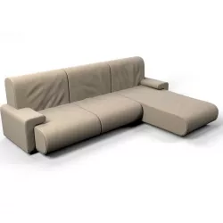 Fabric couch 3D model