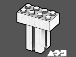 Fischertechnik to Lego (uck-01f05m)