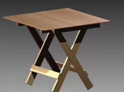 Folding Wooden Table