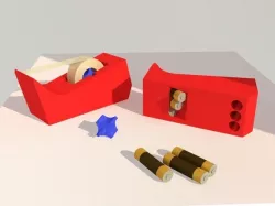 Full size tape dispenser