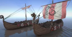 Game Ready Medieval Viking Ship Pack Low-poly  3D model