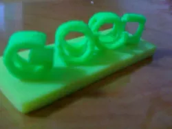 GOOD/BAD 3D Perspective Sculpture