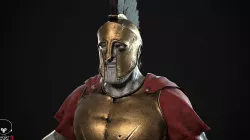 Greek spartan armor  Low-poly  3D model