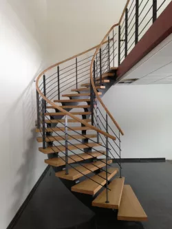 Halfround stair project