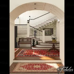 Hall 3D model