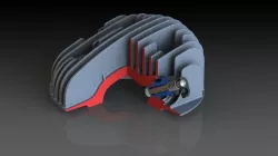 IZ 350 Cylinder head
