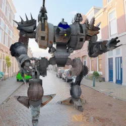 Juggar MACH Mech Robot 3D model