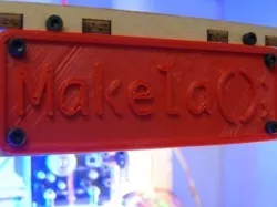 Makerbot "Makela" Nameplate