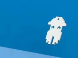 Mario Squid Keychain
