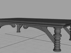 Medieval table.